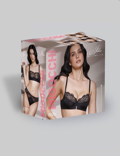 Бюстгальтер балконет Mioocchi JOLIN 8326 bianco, Цвет: bianco (белый), Размеры: 75B, изображение 3