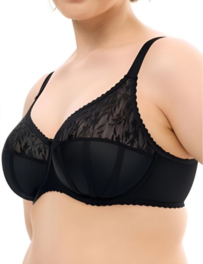 Бюстгальтер мягкий Sermija JASMINE 187-25-L чёрный, Цвет: чёрный, Размеры: 80C, изображение 3 Бюстгальтер мягкий Sermija JASMINE 187-25-L чёрный, Цвет: чёрный, Размеры: 80C, изображение 3