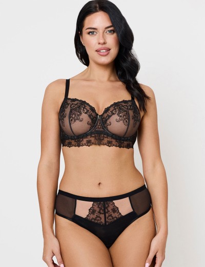 Бюстгальтер мягкий балконет Subtille DIVA BLACK soft balconette, Цвет: черный, Размеры: 65G, изображение 4