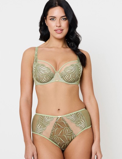 Трусы высокие Subtille FLORANCE hight-waist olive, Цвет: оливковый, Размеры: 2XL, изображение 3