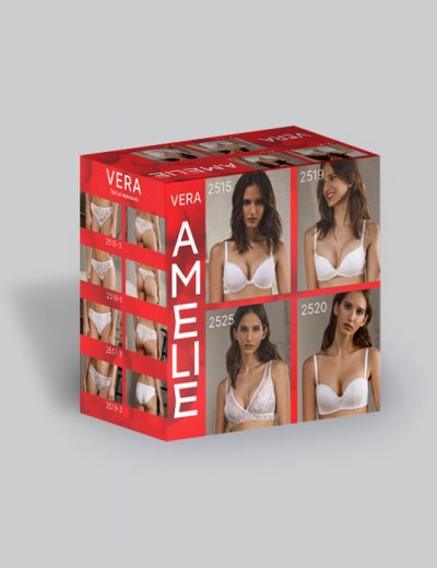 Бюстгальтер пуш-ап Amelie VERA 2515 черный, Цвет: черный, Размеры: 80B, изображение 4