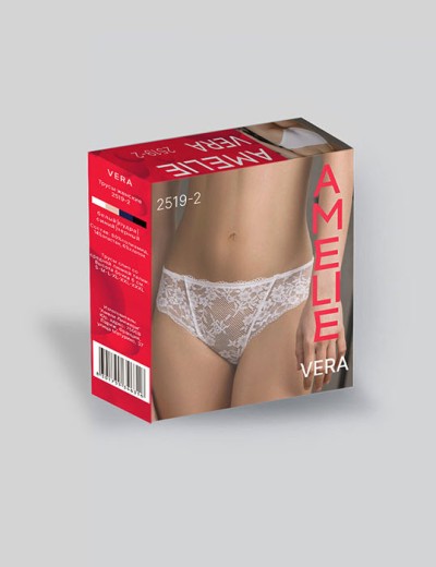 Трусы слипы Amelie VERA 2519-2 белый, Цвет: белый, Размеры: S, изображение 4