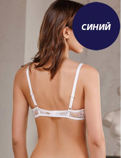 Бюстгальтер балконет пуш-ап Amelie VERA 2521 синий, Цвет: синий, Размеры: 85A, изображение 3