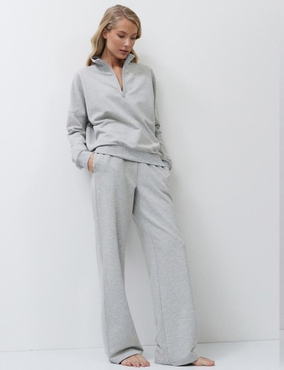 Домашний костюм с брюками Aruelle AVY SET, Цвет: светло-серый, Размеры: S, изображение 4