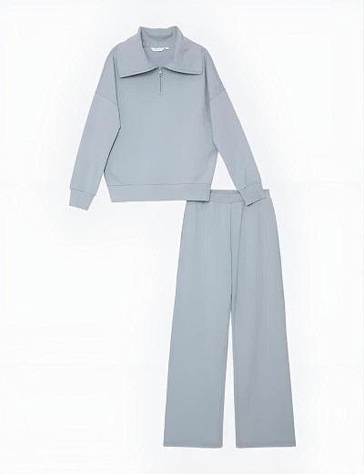 Домашний костюм Aruelle BRISA SET, Цвет: серо-голубой, Размеры: S, изображение 5
