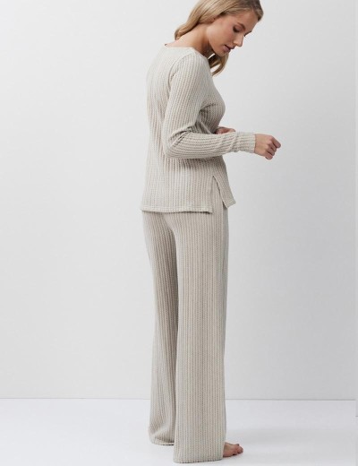 Женский домашний комплект Aruelle ESTELLE SET, Цвет: светло-бежевый, Размеры: S, изображение 4