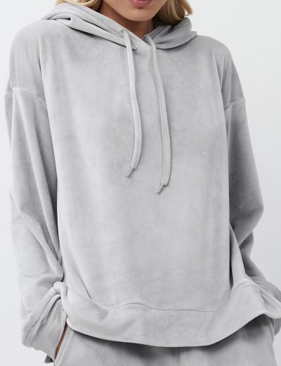 Тёплый домашний комплект Aruelle GENEVA SET, Цвет: светло-серый, Размеры: S, изображение 5