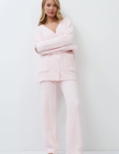 Женский комплект с брюками Aruelle JESSICA SET SOFT, Цвет: светло-розовый, Размеры: L, изображение 2