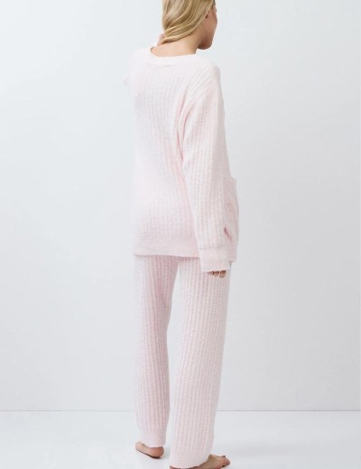 Женский комплект с брюками Aruelle JESSICA SET SOFT, Цвет: светло-розовый, Размеры: L, изображение 3