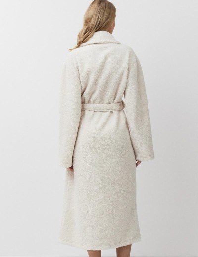 Тёплый халат Aruelle SIMONE, Цвет: светло-бежевый, Размеры: XL, изображение 3