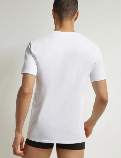 Футболка мужская в наборе (2 шт) Dim 0DI5 белый/белый, Цвет: белый/белый, Размеры: L, изображение 3