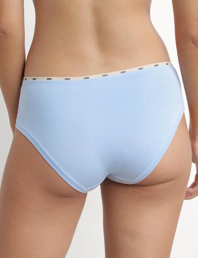 Трусы слипы из смесового хлопка Dim ICON 0DCS лазурно-голубой, Цвет: лазурно-голубой, Размеры: XL, изображение 2