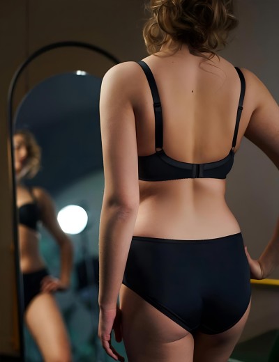 Бюстгальтер балконет Honey H39-23-L чёрный, Цвет: чёрный, Размеры: 75G, изображение 5