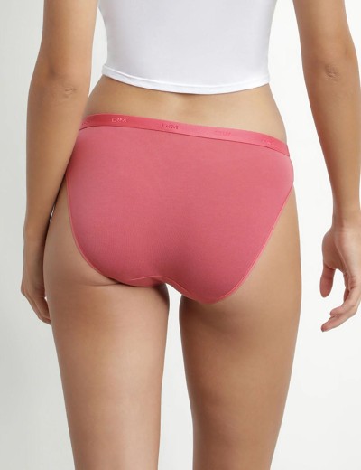 Набор трусов Dim LES POCKETS COTON 4H00/3 бежевый/розовый/серый - 3 штуки, Цвет: бежевый/розовый/серы, Размеры: XXS/XS, изображение 3