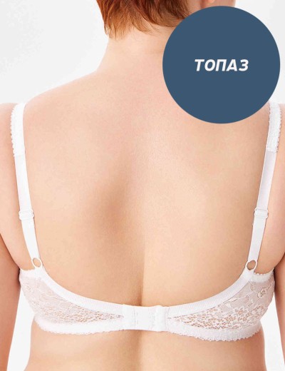 Кружевной бюстгальтер на поролоне Lina A 6086 топаз, Цвет: топаз, Размеры: 70D, изображение 2