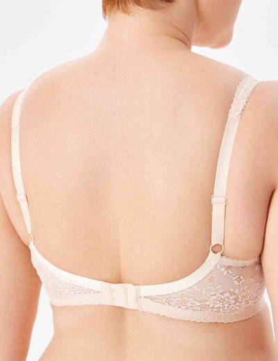 Кружевной бюстгальтер на поролоне Lina A 6086 жасмин, Цвет: жасмин, Размеры: 75G, изображение 2