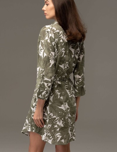 Платье-рубашка из муслина Mia-Amore AVANTA 5377, Цвет: оливковый, Размеры: 4XL, изображение 2