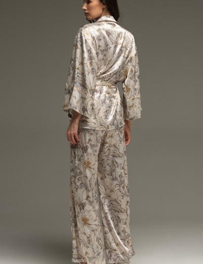 Шёлковая пижама Mia-Amore EILIN 4585, Цвет: брют, Размеры: S, изображение 2