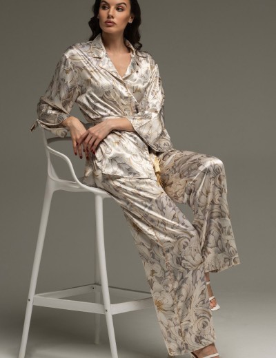 Шёлковая пижама Mia-Amore EILIN 4585, Цвет: брют, Размеры: S, изображение 4