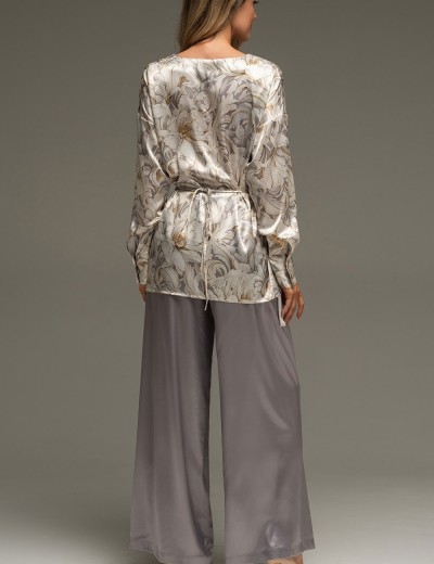 Шёлковый элегантный комплект Mia-Amore EILIN 4586, Цвет: брют, Размеры: 2XL, изображение 2