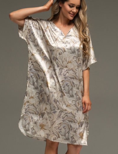 Шёлковая туника Mia-Amore EILIN 4587, Цвет: брют, Размеры: 2XL/3XL, изображение 4