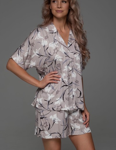 Пижама из вискозы с шелком Mia-Amore MAILA 5567, Цвет: серый, Размеры: 4XL, изображение 4 Пижама из вискозы с шелком Mia-Amore MAILA 5567, Цвет: серый, Размеры: 4XL, изображение 4