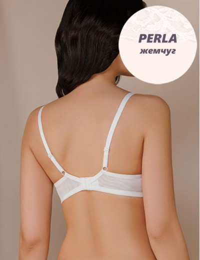 Бюстгальтер балконет Mioocchi NOLA 8321 perla, Цвет: perla (жемчуг), Размеры: 80B, изображение 3