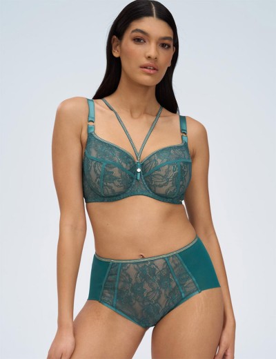 Трусы высокие Alles CHIARA GOLD classic зеленый, Цвет: зеленый, Размеры: M, изображение 5