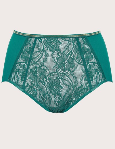 Трусы высокие Alles CHIARA GOLD classic зеленый, Цвет: зеленый, Размеры: M, изображение 6