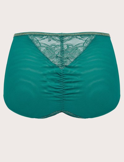 Трусы высокие Alles CHIARA GOLD classic зеленый, Цвет: зеленый, Размеры: M, изображение 7