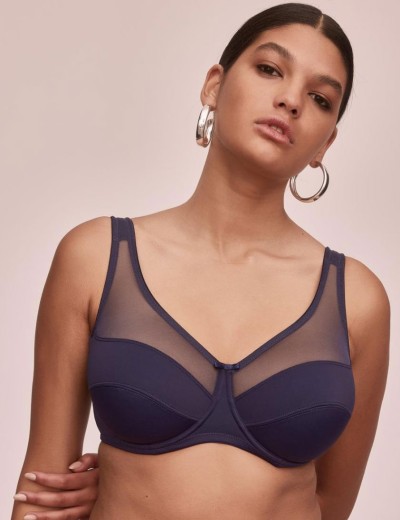 Бюстгальтер мягкий Alles HAVANA 01 M синий, Цвет: синий, Размеры: 70D, изображение 4