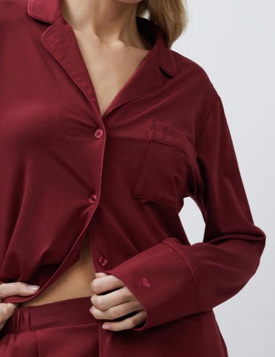 Женская пижама Aruelle CADANCE BURGUNDY, Цвет: бургундское вино, Размеры: L, изображение 7