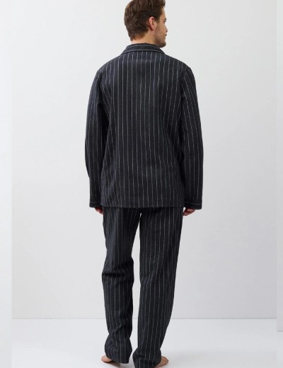 Хлопковая мужская пижама Aruelle CALEB, Цвет: графит, Размеры: L, изображение 3