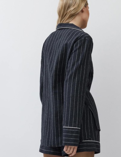 Пижама женская с шортами Aruelle CASEY, Цвет: графит, Размеры: L, изображение 5