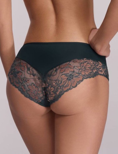 Трусы слипы Ava LUXURY 2175 figi azure, Цвет: морской, Размеры: M, изображение 2