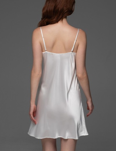 Сорочка из шёлка и кружева Mia-Amore ADELAIDA 4700 белый, Цвет: белый, Размеры: S, изображение 2