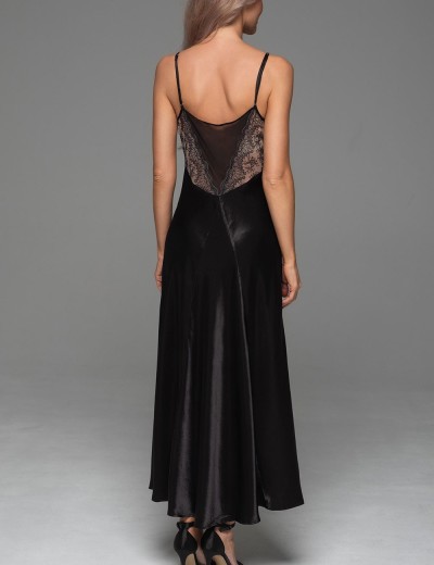 Сорочка с кружевной спинкой Mia-Amore ADELAIDA 4704 черный, Цвет: черный, Размеры: 5XL, изображение 2