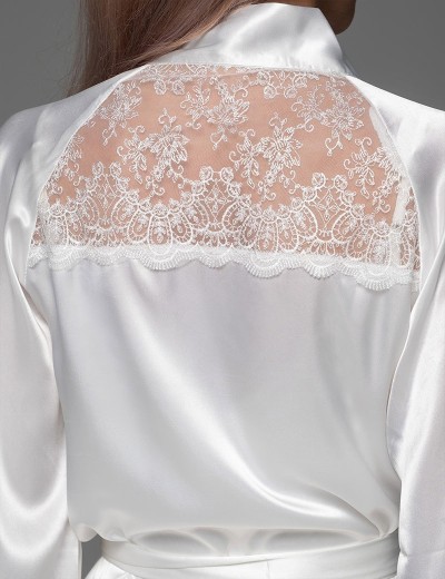 Шёлковый комплект-тройка Mia-Amore ADELAIDA 4706 белый, Цвет: белый, Размеры: L, изображение 4