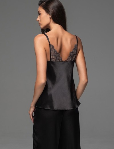 Шёлковый комплект-тройка Mia-Amore ADELAIDA 4706 черный, Цвет: черный, Размеры: 2XL, изображение 2