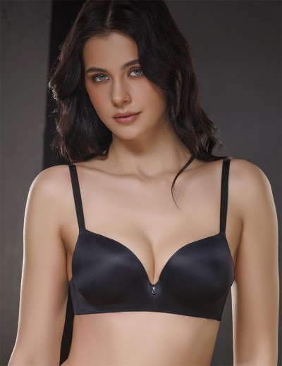 Гладкий формованный бюстгальтер Mioocchi NAOMI 8311 nero, Цвет: nero (черный), Размеры: 75B, изображение 3