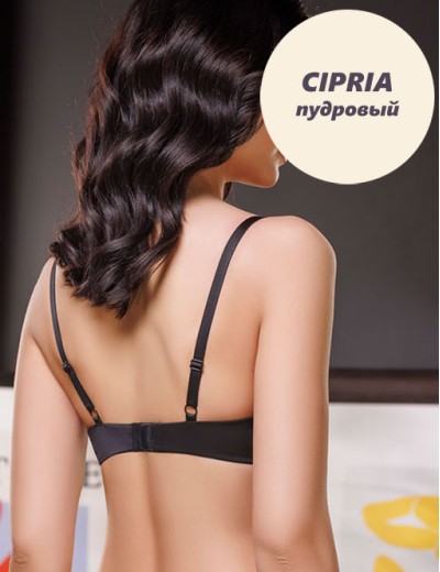 Бюстгальтер с гелевым пуш-ап Mioocchi NAOMI 8312 cipria, Цвет: cipria (пудровый), Размеры: 75A, изображение 2