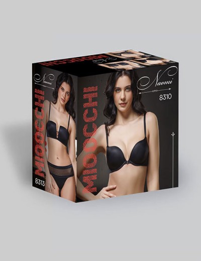 Бюстгальтер планж пуш-ап Mioocchi NAOMI 8313 praline, Цвет: praline (пралине), Размеры: 70B, изображение 5