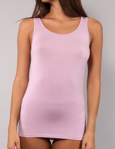 Майка из модала широкие бретели Sielei TODAY 6004 malva, Цвет: malva (лиловый), Размеры: L, изображение 7
