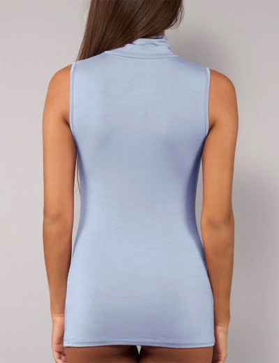 Майка с высоким воротом Sielei TODAY 6006 denim, Цвет: denim (джинсовый), Размеры: S, изображение 2