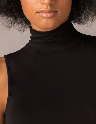 Майка с высоким воротом Sielei TODAY 6006 nero, Цвет: nero (черный), Размеры: M, изображение 2