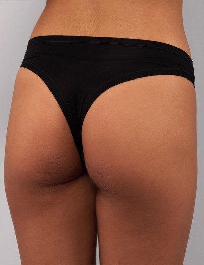 Трусы бразилиана из модала Sielei TODAY 6007 nero, Цвет: nero (черный), Размеры: M, изображение 2