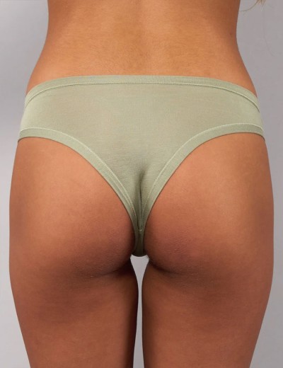 Трусы бразилиана из модала Sielei TODAY 6007 verde militare, Цвет: verde militare (зелё, Размеры: M, изображение 2