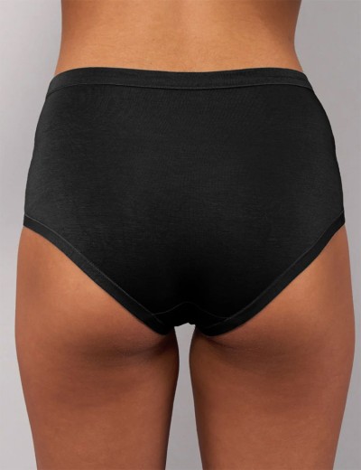 Трусы слип-миди из модала Sielei TODAY 6009 nero, Цвет: nero (черный), Размеры: M, изображение 2