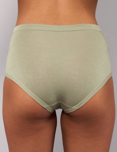 Трусы слип-миди из модала Sielei TODAY 6009 verde militare, Цвет: verde militare (зелё, Размеры: M, изображение 2
