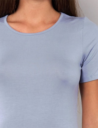 Футболка с коротким рукавом Sielei TODAY 6010 denim, Цвет: denim (джинсовый), Размеры: L, изображение 4